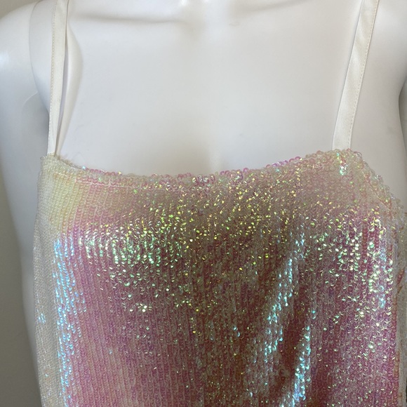 Iridescent Sequin Cami NWT - Picture 5 of 9